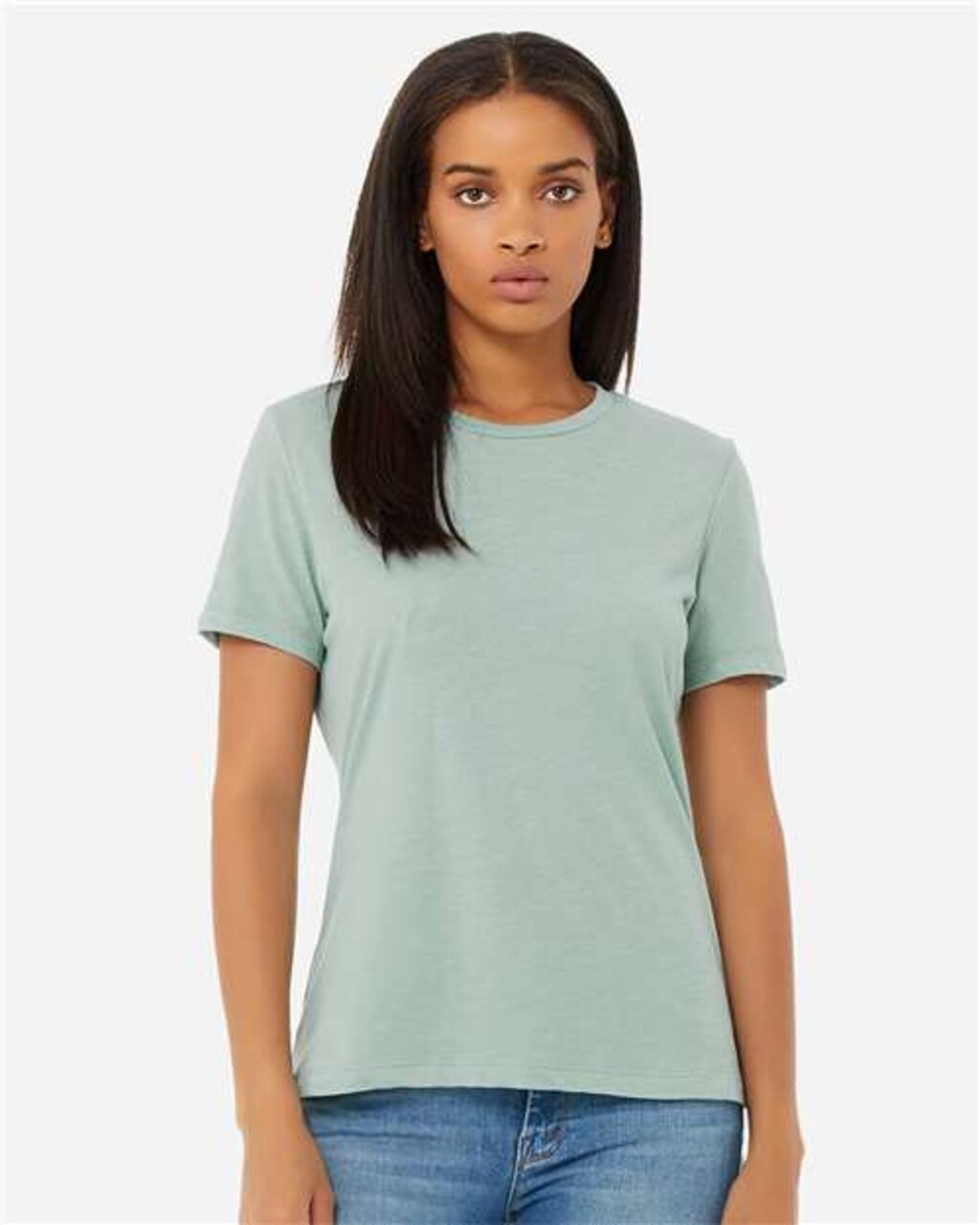 BELLA + CANVAS® Women’s Relaxed Fit Short Sleeve Triblend T-Shirt for Custom Printing & Casual Wear Tee